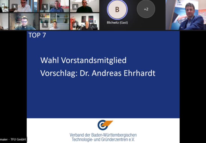 Andreas Ehrhardt ist Vorstandsmitglied des Verbands der Baden-Württembergischen Technologie- und Gründerzentren