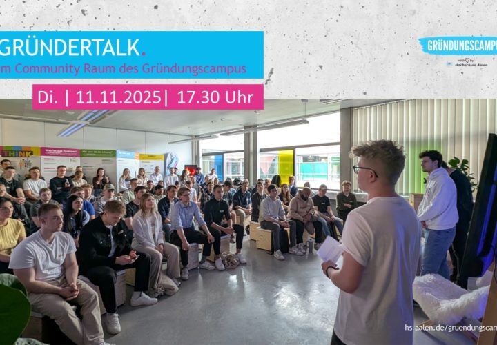 Gründer-Talk | Gründungscampus der Hochschule Aalen