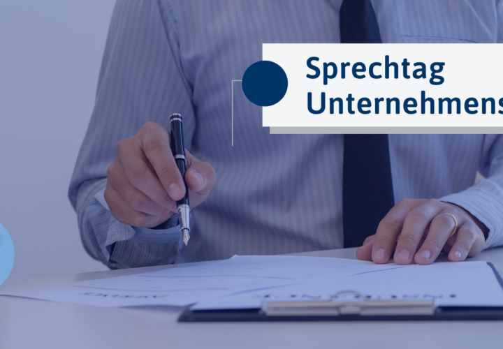 Sprechtag Unternehmensberatung – online