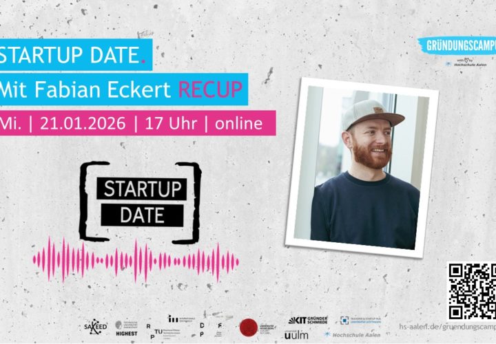 Startup Date mit Fabian Eckert (Gründer von RECUP) | hei_INNOVATION
