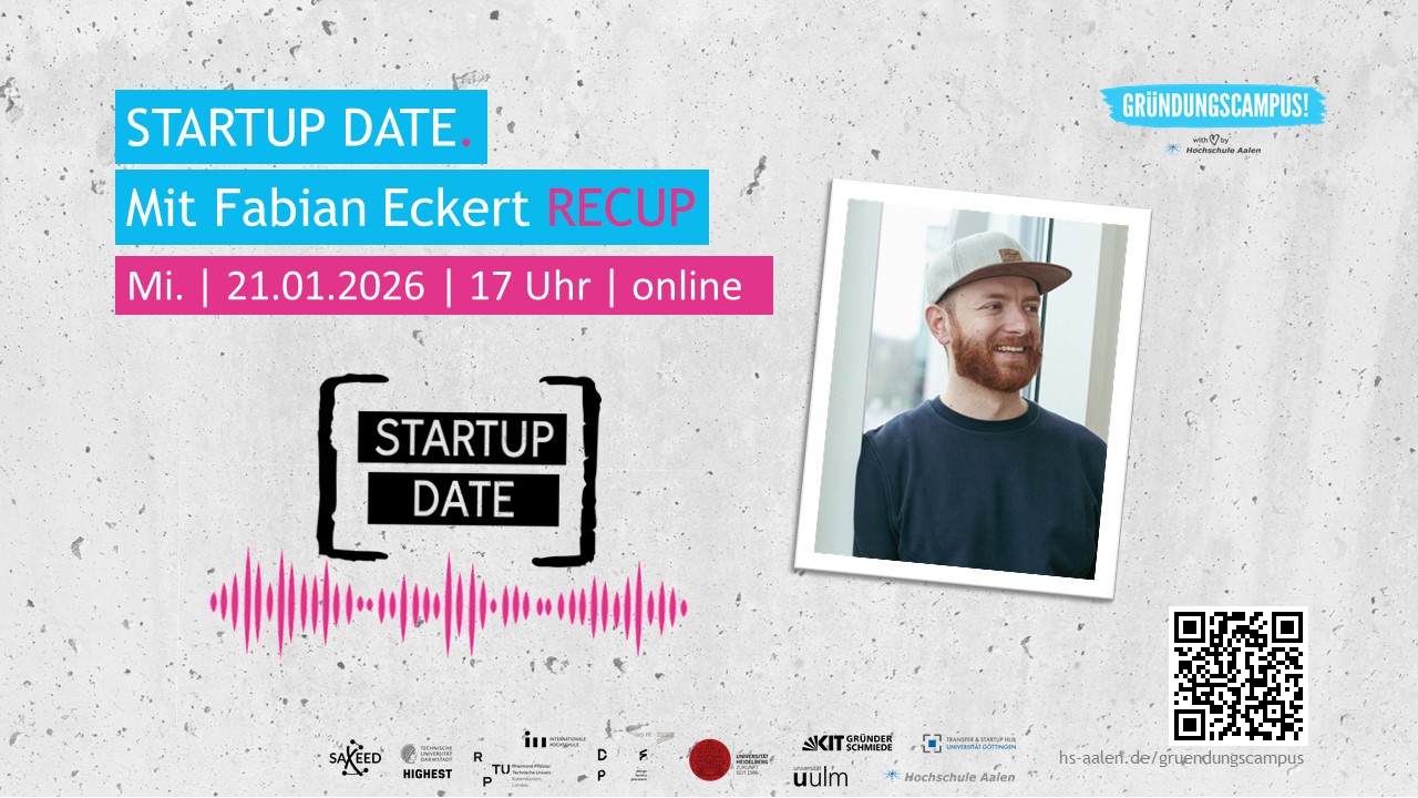 Startup Date mit Fabian Eckert von Recup