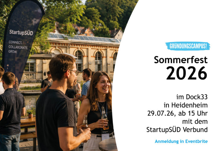 Gründungscampus Sommerfest & StartupSÜD Community Event