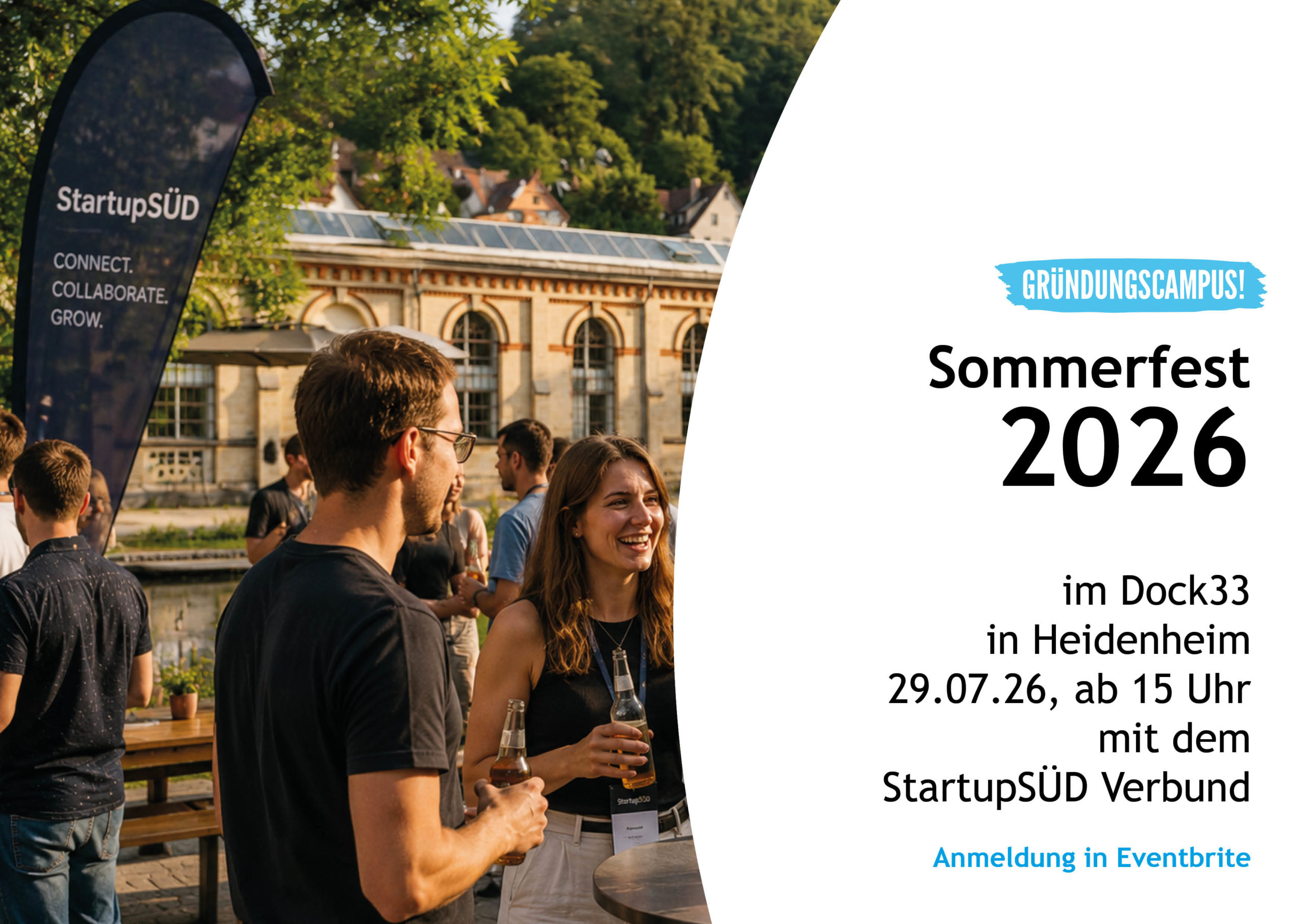 Gründungscampus Sommerfest & StartupSÜD Community Event